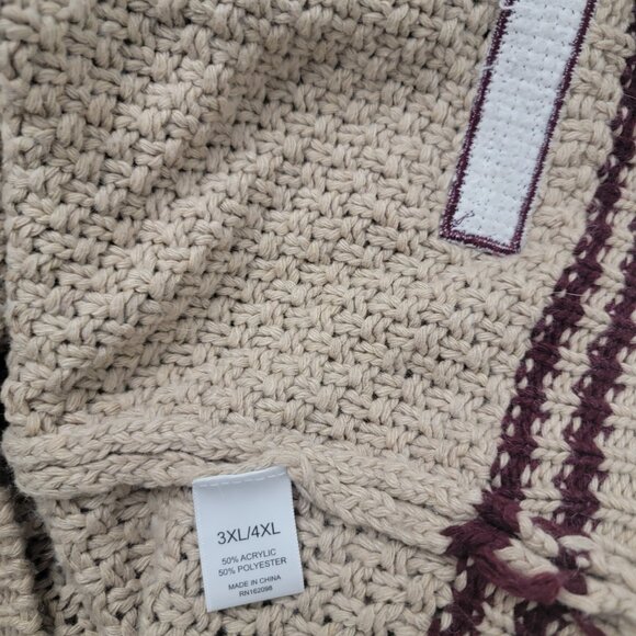 Taylor Swift Holiday Folklore 2020 Cardigan Sweater Beige 3XL/4XL - Picture 10 of 10